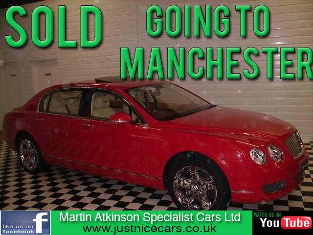 Bentley Continental Flying Spur 6.0 W12 Saloon Petrol Red