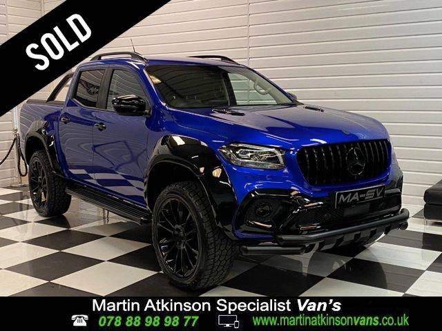 Mercedes-Benz X Class 2.3 Widebody-X 250d 4Matic Double Cab Pickup Auto Pick Up Diesel Range Rover Svr Velocity Blue