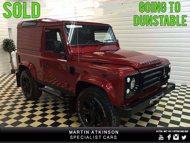 Land Rover Defender Hard Top TDCi [2.2] CONVERSION Four Wheel Drive Diesel Red