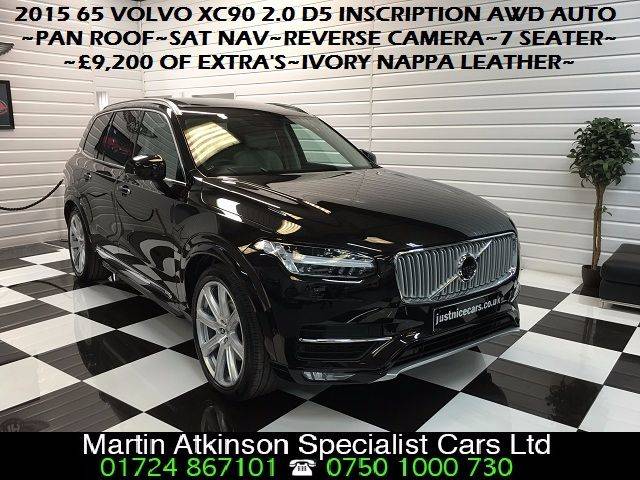 2015 Volvo XC90 2.0 D5 Inscription 5dr AWD Geartronic