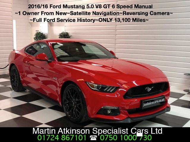 2016 Ford Mustang 5.0 V8 GT Manual 416BHP