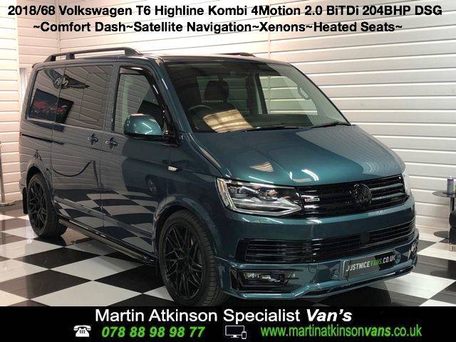 2018 Volkswagen Transporter 2.0 BiTDI 204ps Highline Kombi 4MOTION DSG SWB