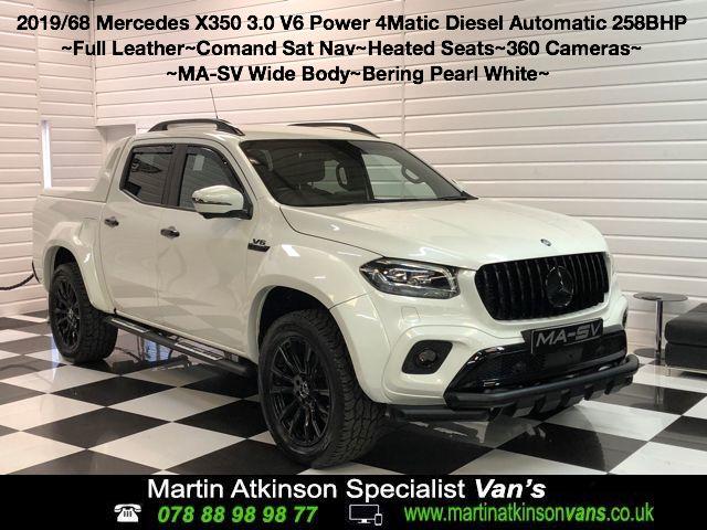 Mercedes-benz X Class 3.0 350d V6 4Matic MA-SV Widebody-X Power D/Cab Pickup 7G-Tronic plus Pick Up Diesel Bering White