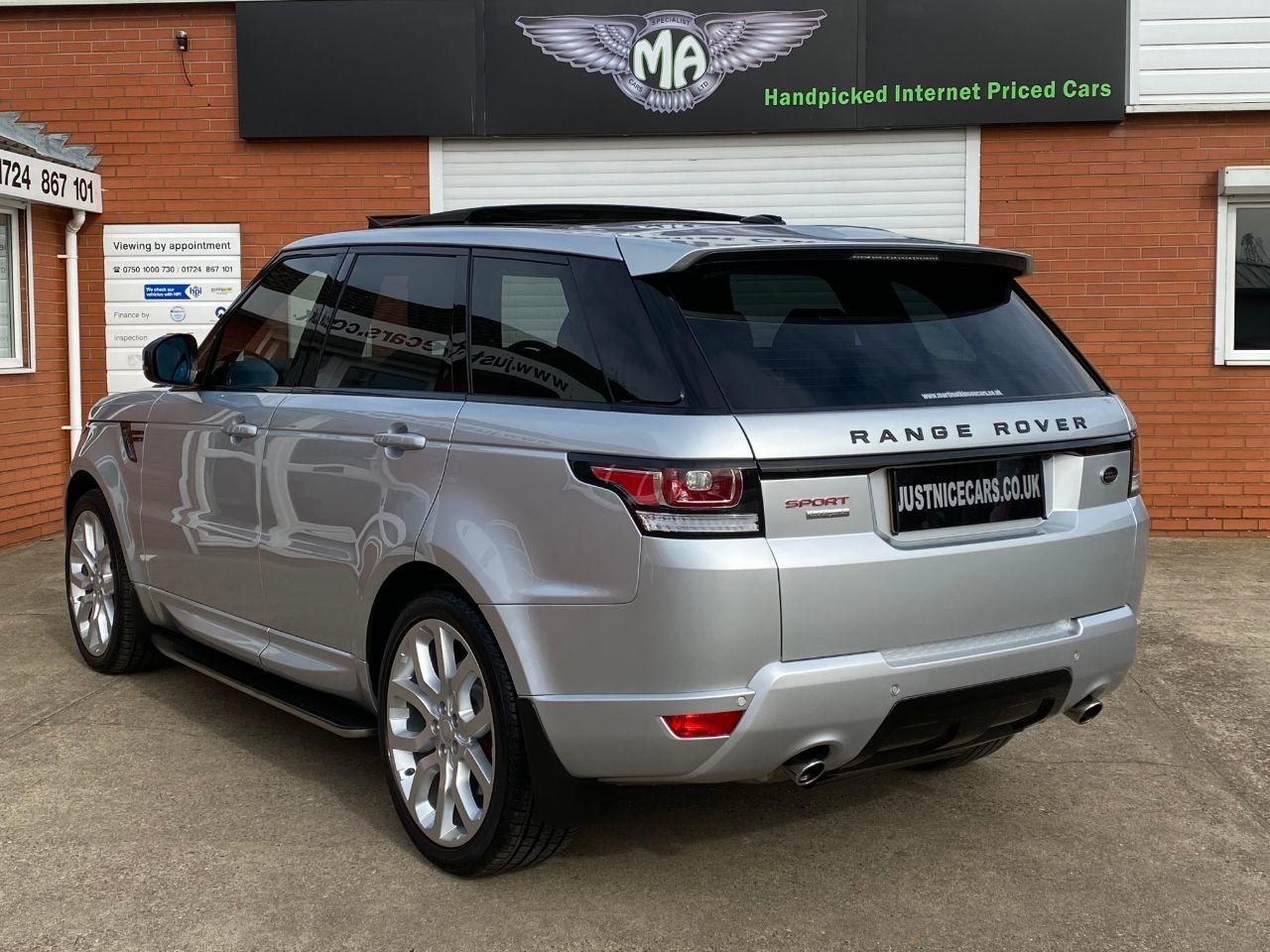 Land Rover Range Rover Sport 4.4 SDV8 Autobiography Dynamic 5dr Auto Estate Diesel Indus Silver