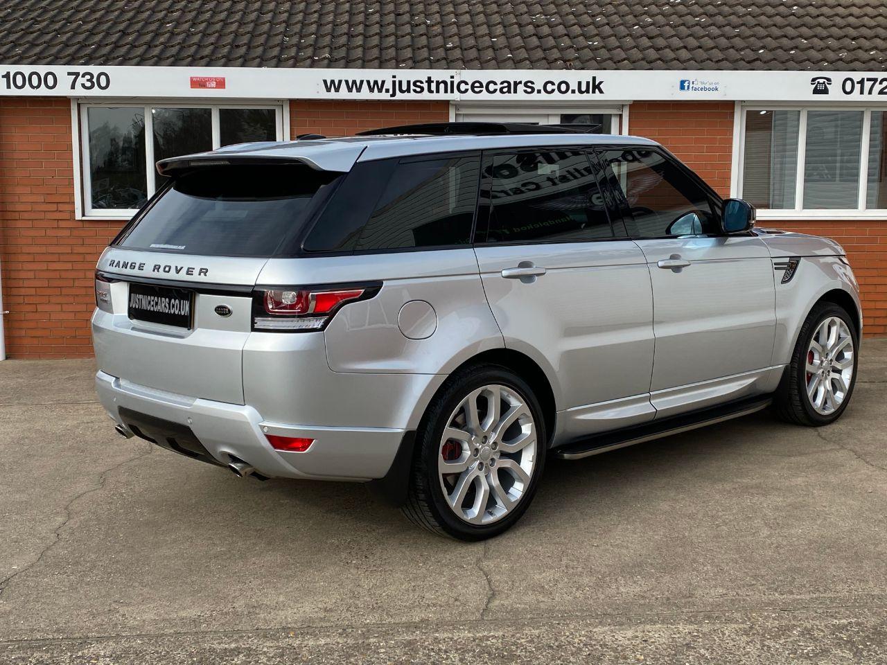 Land Rover Range Rover Sport 4.4 SDV8 Autobiography Dynamic 5dr Auto Estate Diesel Indus Silver