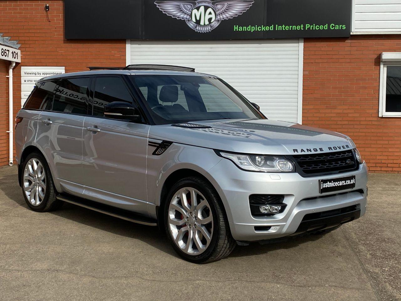 Land Rover Range Rover Sport 4.4 SDV8 Autobiography Dynamic 5dr Auto Estate Diesel Indus Silver