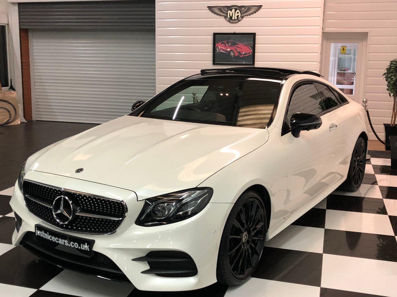Mercedes-Benz E Class 2.0 E300 AMG Line Premium Plus 2dr 9G-Tronic Coupe Petrol Diamond White