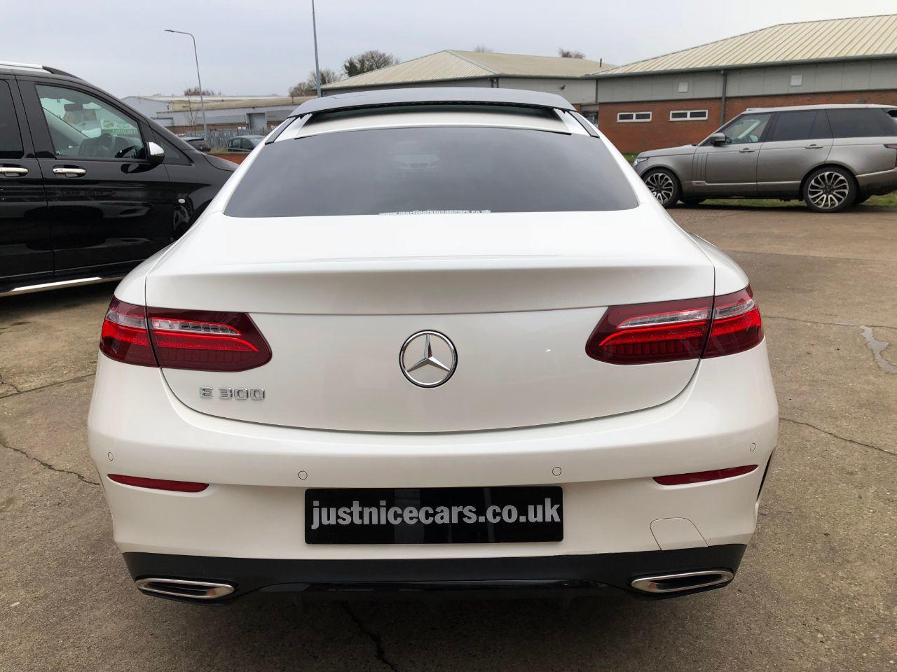 Mercedes-Benz E Class 2.0 E300 AMG Line Premium Plus 2dr 9G-Tronic Coupe Petrol Diamond White