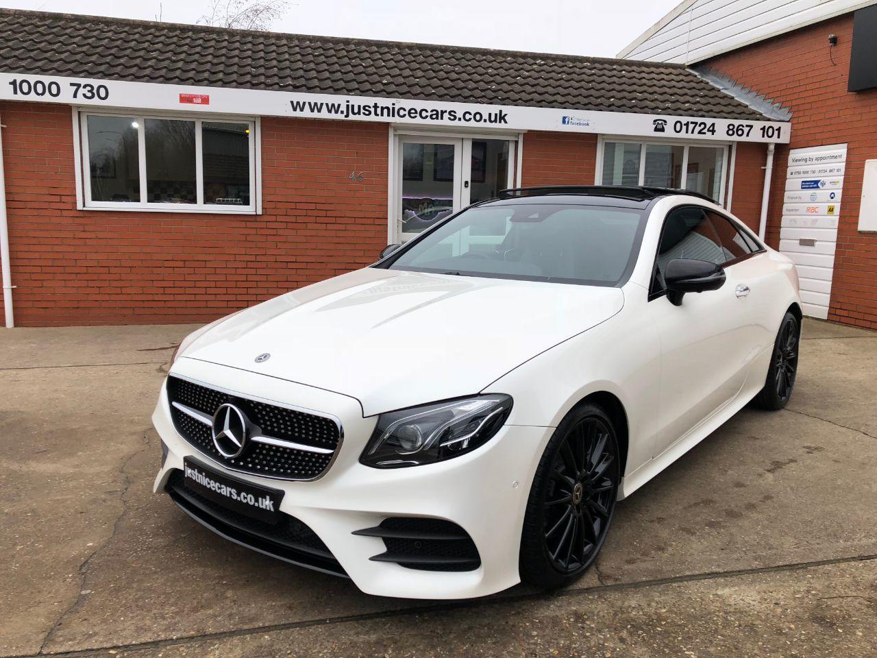 Mercedes-Benz E Class 2.0 E300 AMG Line Premium Plus 2dr 9G-Tronic Coupe Petrol Diamond White