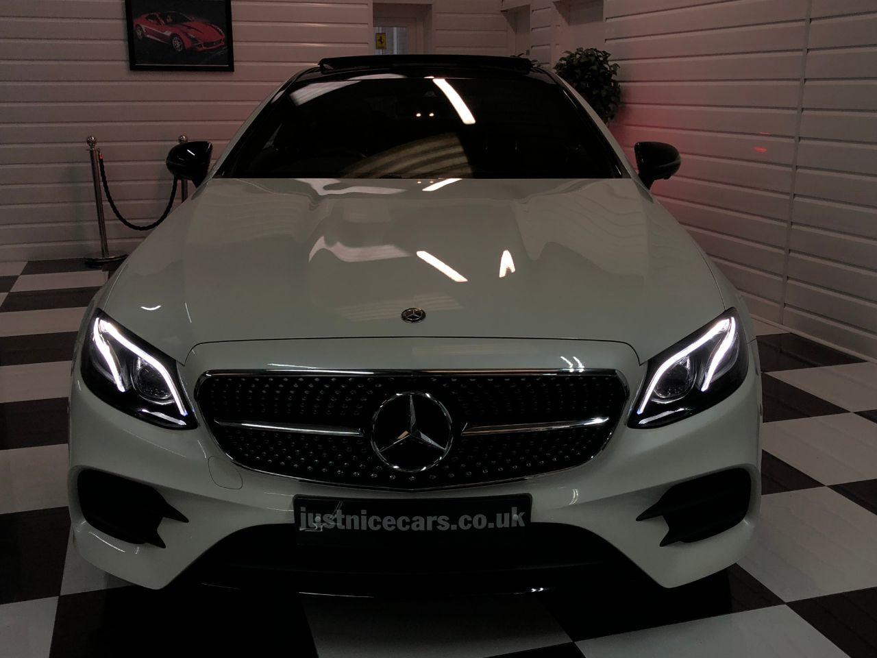 Mercedes-Benz E Class 2.0 E300 AMG Line Premium Plus 2dr 9G-Tronic Coupe Petrol Diamond White