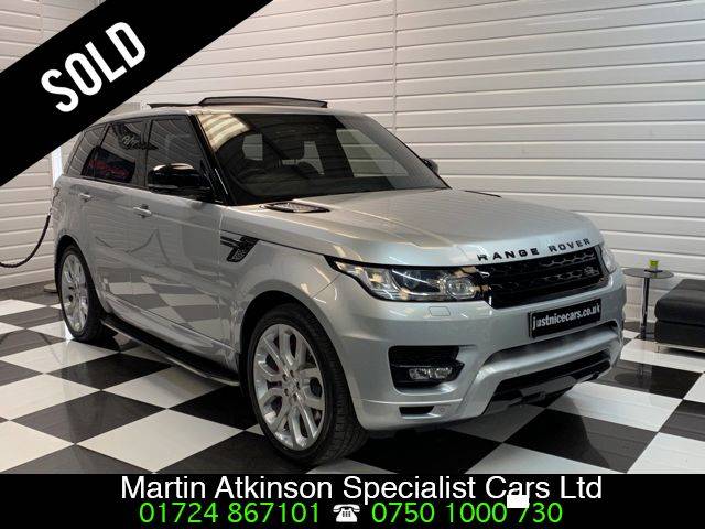 Land Rover Range Rover Sport 4.4 SDV8 Autobiography Dynamic 5dr Auto Estate Diesel Indus Silver