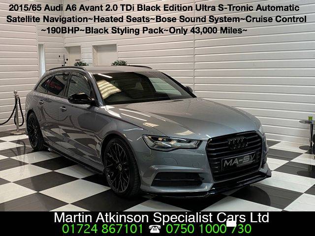 2015 Audi A6 2.0 TDI Ultra Black Edition 5dr S Tronic