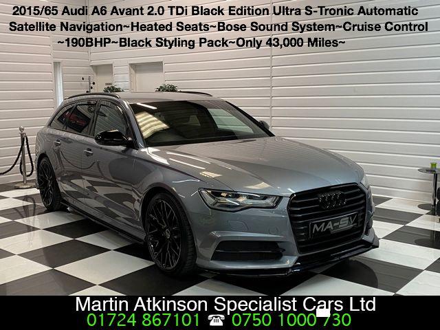 Audi A6 2.0 TDI Ultra Black Edition 5dr S Tronic Estate Diesel Tornado Grey
