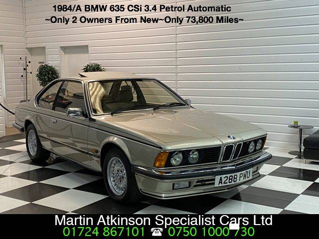 1984 BMW 6 Series 3.5 635 csi auto