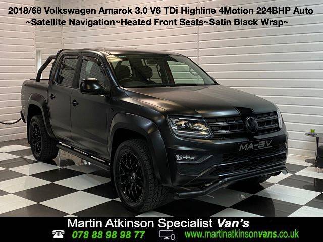 2018 Volkswagen Amarok Volkswagen Amarok GTS Styling Pack Pick Up Highline 3.0 V6 TDI 224PS BMT 4M Auto