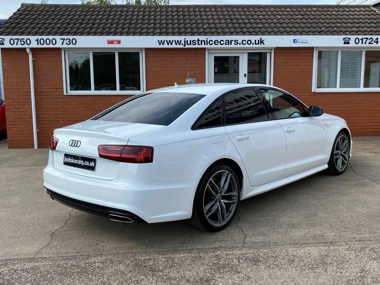 Audi A6 2.0 TDI Ultra Black Edition 4dr S Tronic Saloon Diesel Ibis White