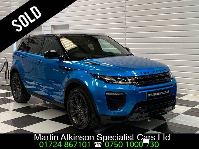 Land Rover Range Rover Evoque 2.0 TD4 Landmark 5dr Automatic 4 wheel Drive Estate Diesel Moraine Blue