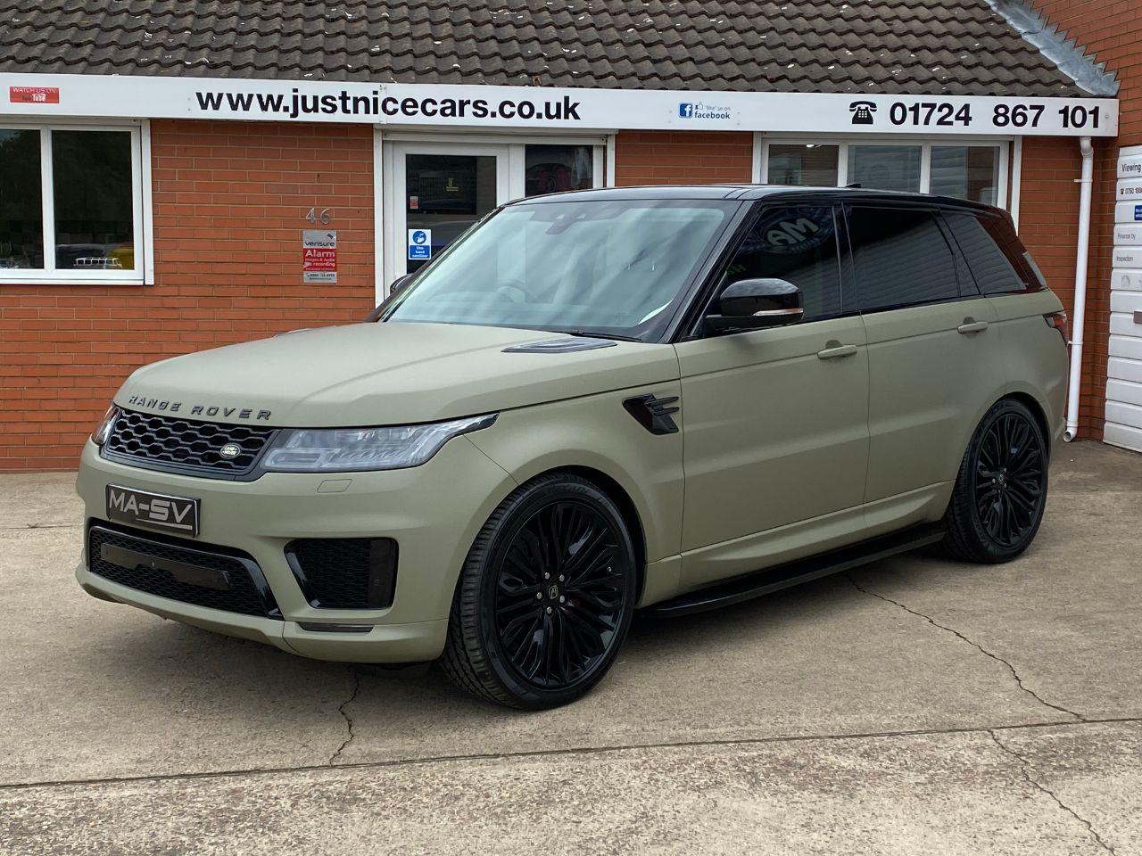Land Rover Range Rover Sport 3.0 SDV6 HSE Dynamic 5dr Auto Estate Diesel Khaki Green Wrap