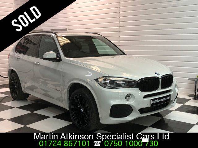 BMW X5 3.0 xDrive40d M Sport 5dr Auto 7 Seater Estate Diesel Mineral White