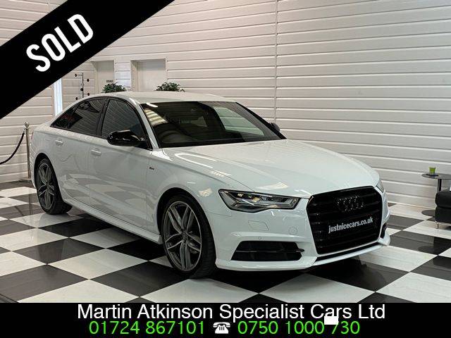 Audi A6 2.0 TDI Ultra Black Edition 4dr S Tronic Saloon Diesel Ibis White