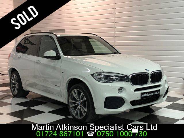 BMW X5 3.0 xDrive30d M Sport 5dr Auto [7 Seat] Estate Diesel White