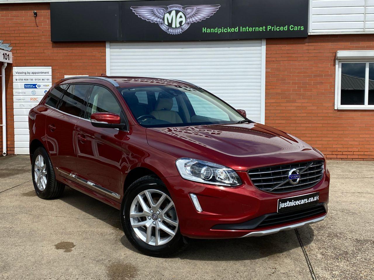 Volvo XC60 2.4 D4 SE Lux Nav 190BHP 5dr AWD Geartronic Automatic Estate Diesel Flamenco Red Metallic