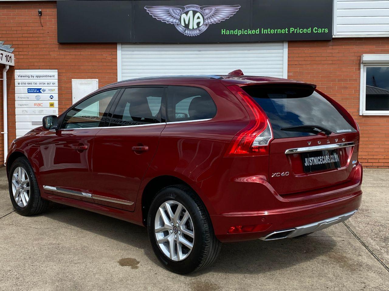 Volvo XC60 2.4 D4 SE Lux Nav 190BHP 5dr AWD Geartronic Automatic Estate Diesel Flamenco Red Metallic