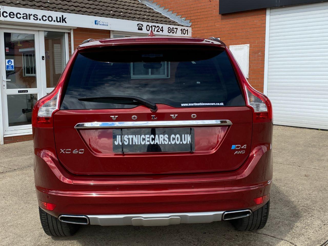 Volvo XC60 2.4 D4 SE Lux Nav 190BHP 5dr AWD Geartronic Automatic Estate Diesel Flamenco Red Metallic