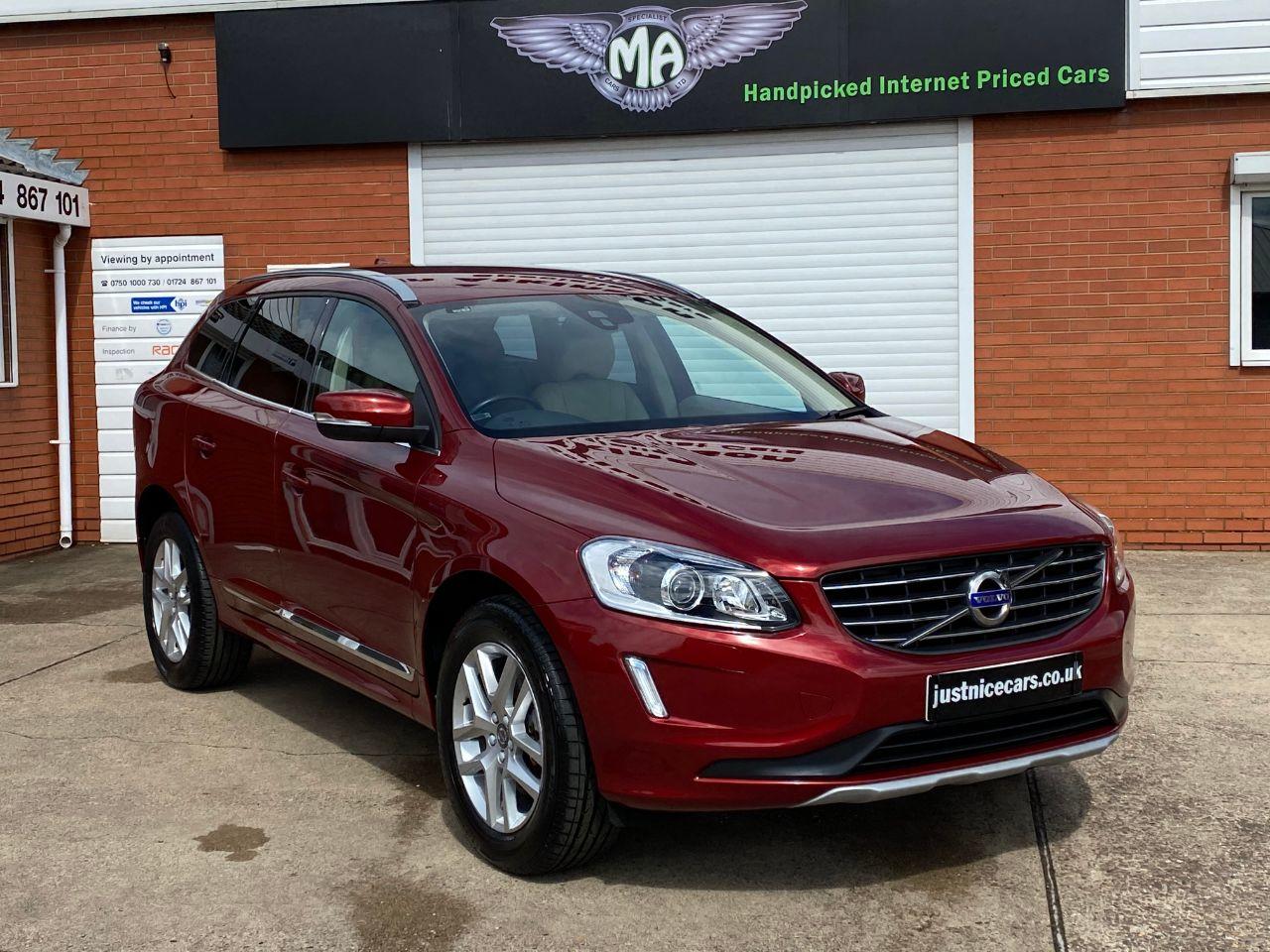 Volvo XC60 2.4 D4 SE Lux Nav 190BHP 5dr AWD Geartronic Automatic Estate Diesel Flamenco Red Metallic
