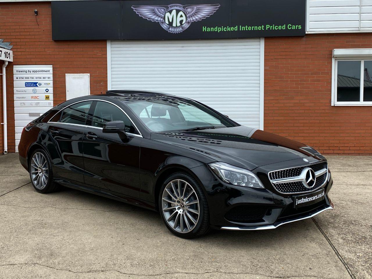 Mercedes-Benz CLS 3.0 CLS350d AMG Line Premium 4dr 9G-Tronic Coupe Diesel Obsidian Black