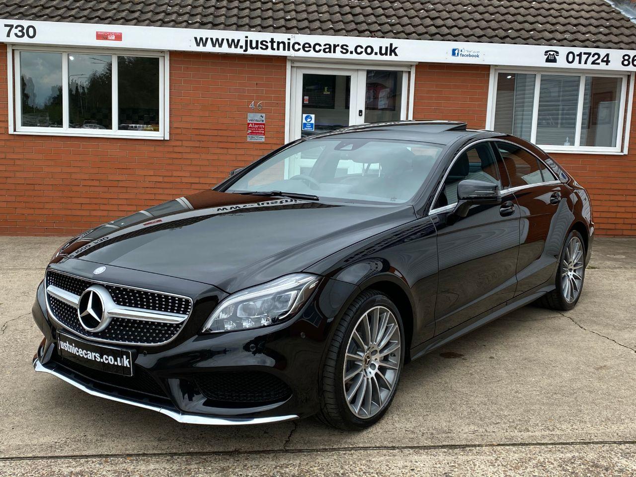 Mercedes-Benz CLS 3.0 CLS350d AMG Line Premium 4dr 9G-Tronic Coupe Diesel Obsidian Black