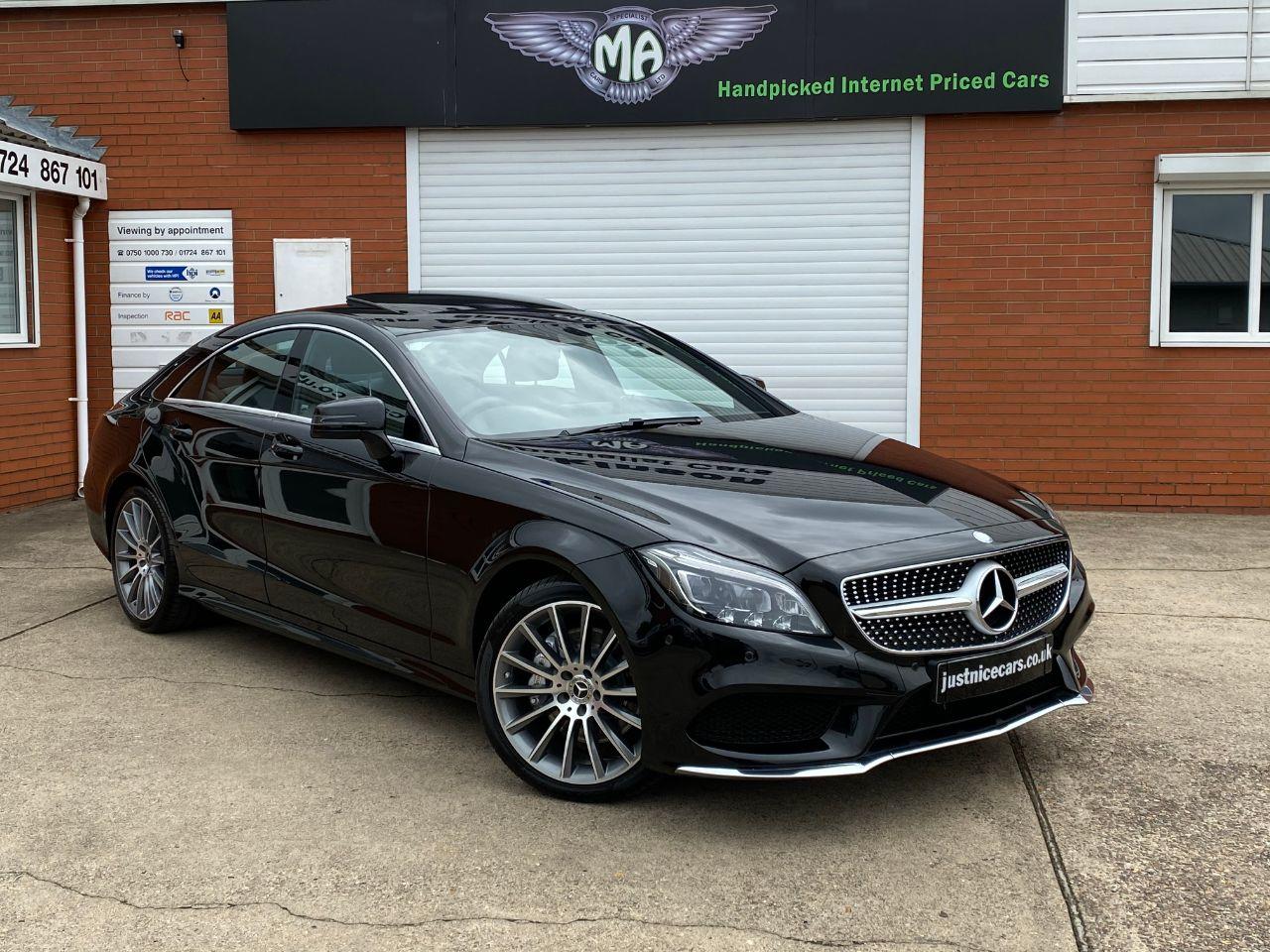 Mercedes-Benz CLS 3.0 CLS350d AMG Line Premium 4dr 9G-Tronic Coupe Diesel Obsidian Black