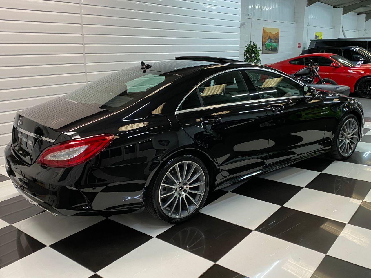 Mercedes-Benz CLS 3.0 CLS350d AMG Line Premium 4dr 9G-Tronic Coupe Diesel Obsidian Black