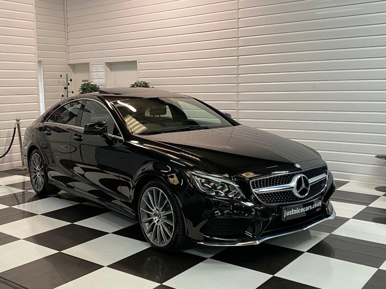 Mercedes-Benz CLS 3.0 CLS350d AMG Line Premium 4dr 9G-Tronic Coupe Diesel Obsidian Black