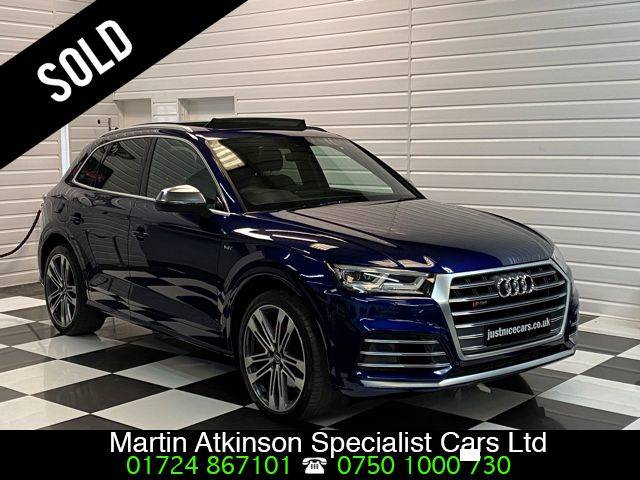 Audi Q5 SQ5 3.0 V6 TFSi Quattro 5dr Tip Auto Estate Petrol Navarra Blue Metallic