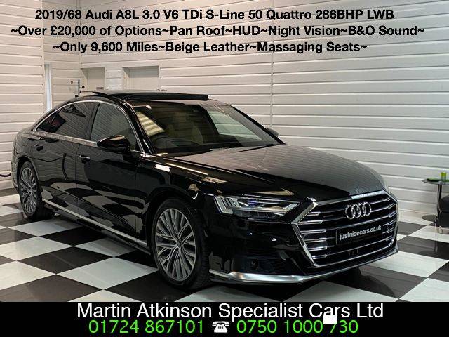 2019 Audi A8 L 50 3.0 V6 TDi Quattro S Line 4dr Automatic