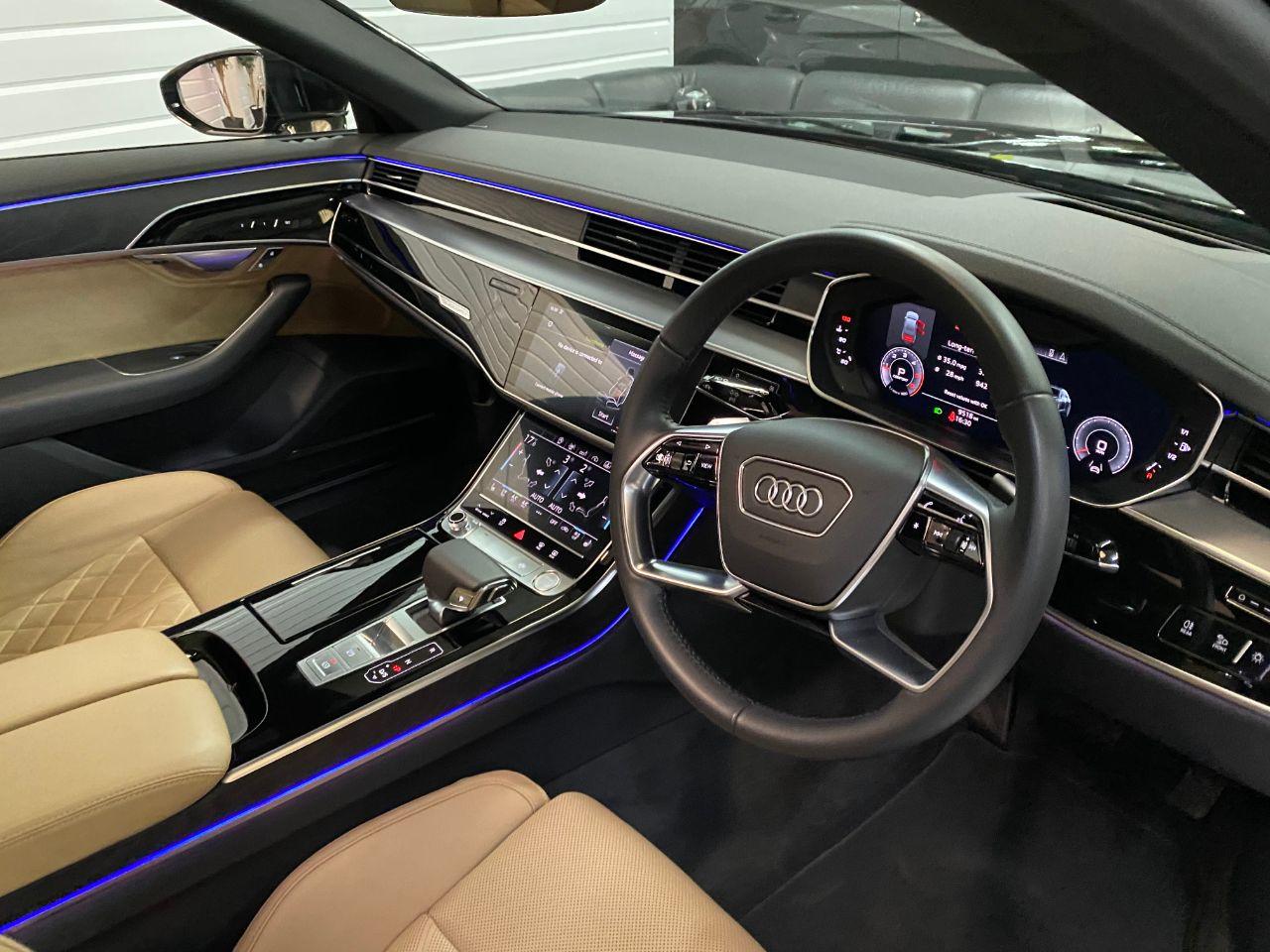 Audi A8 L 50 3.0 V6 TDi Quattro S Line 4dr Automatic Saloon Diesel Mythos Black Metallic