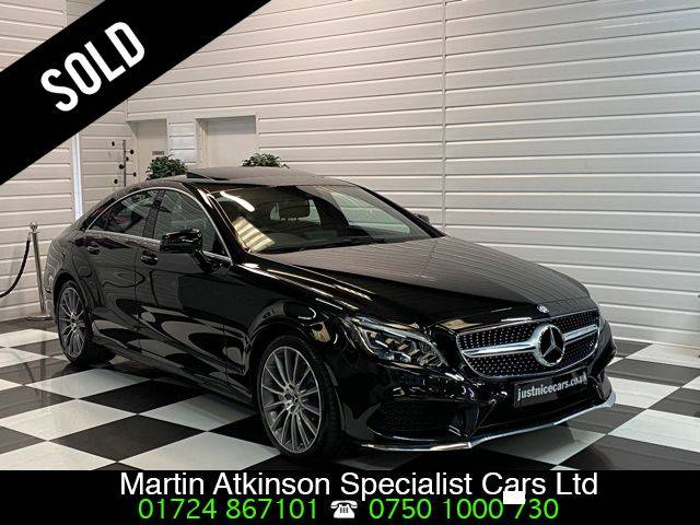 Mercedes-Benz CLS 3.0 CLS350d AMG Line Premium 4dr 9G-Tronic Coupe Diesel Obsidian Black