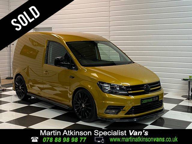 Volkswagen Caddy 2.0 TDI 175BHP DSG Auto 6 Speed Highline Van DSG Panel Van Diesel Sandstorm Yellow