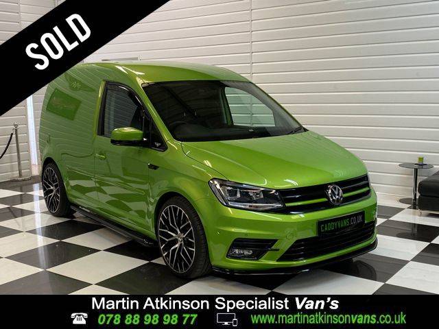 Volkswagen Caddy Caddy C20 150BHP 2.0 TDI DSG Auto R Styling Pack Panel Van Diesel Viper Green