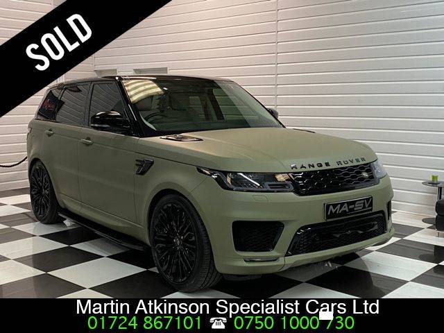 Land Rover Range Rover Sport 3.0 SDV6 HSE Dynamic 5dr Auto Estate Diesel Khaki Green Wrap