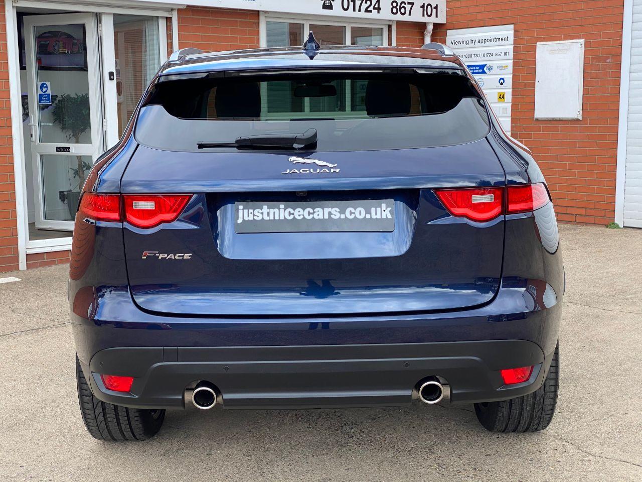 Jaguar F-pace 2.0i Portfolio 5dr AWD Automatic 300BHP Estate Petrol Loire Blue Metallic