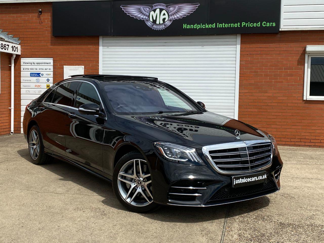 Mercedes-Benz S Class 2.9 S350d L AMG Line Executive Premium Plus 4dr 9G-Tronic Saloon Diesel Obsidian Black Metallic