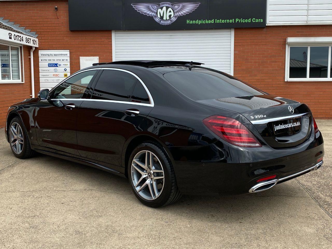 Mercedes-Benz S Class 2.9 S350d L AMG Line Executive Premium Plus 4dr 9G-Tronic Saloon Diesel Obsidian Black Metallic