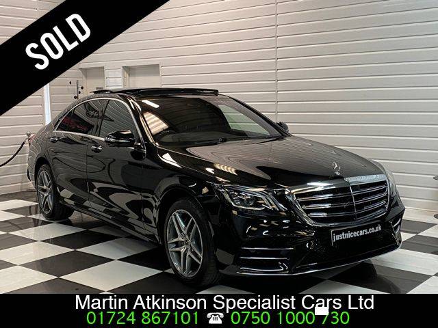 Mercedes-Benz S Class 2.9 S350d L AMG Line Executive Premium Plus 4dr 9G-Tronic Saloon Diesel Obsidian Black Metallic