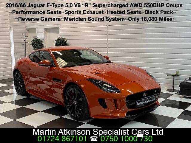 2016 Jaguar F-Type 5.0 V8 Supercharged V8 R 2dr Auto AWD