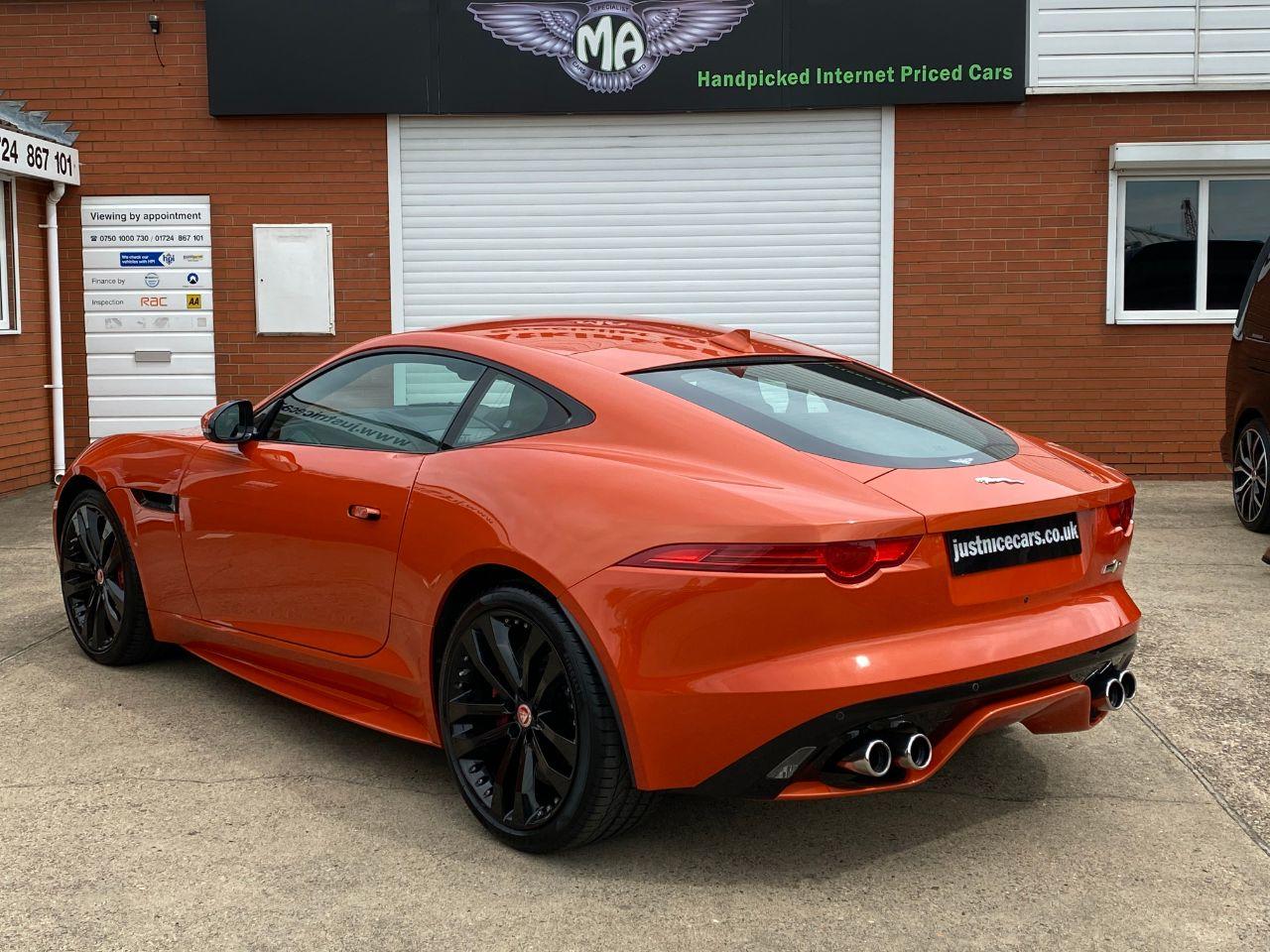 Jaguar F-type 5.0 V8 Supercharged V8 R 2dr Auto AWD Coupe Petrol Firesand Orange
