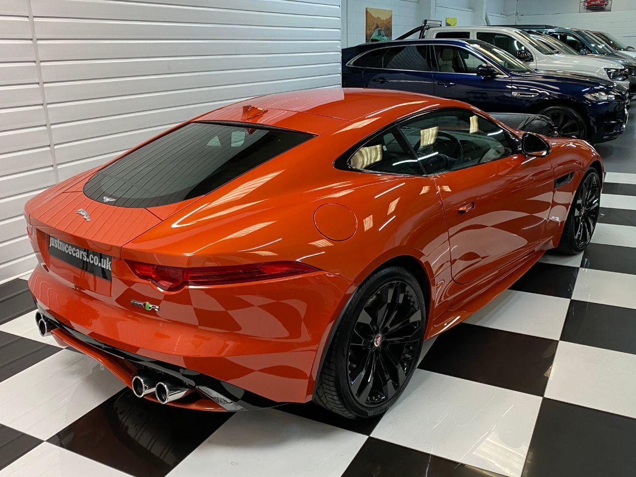 Jaguar F-type 5.0 V8 Supercharged V8 R 2dr Auto AWD Coupe Petrol Firesand Orange