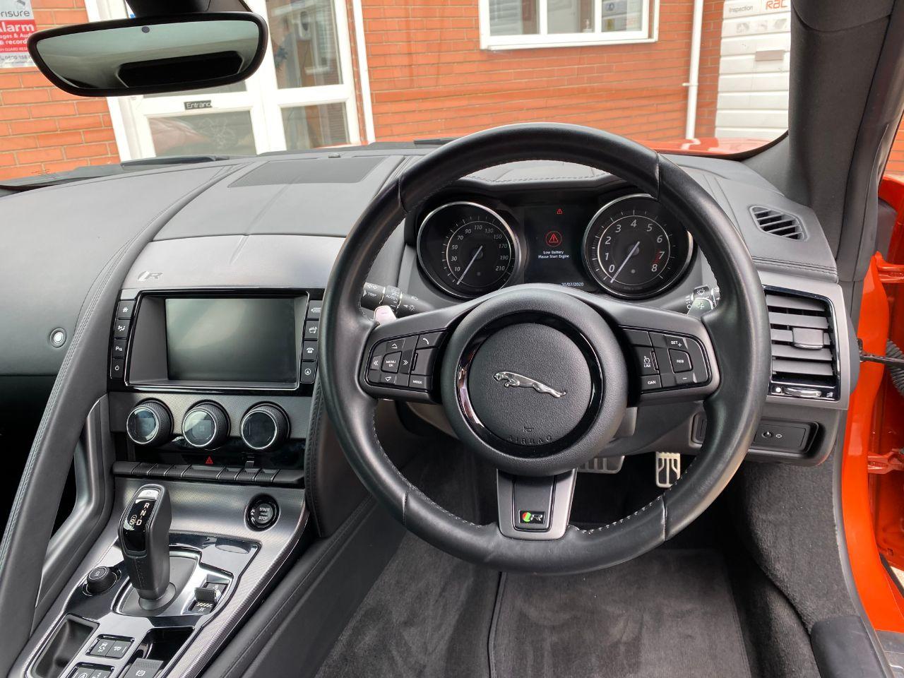 Jaguar F-type 5.0 V8 Supercharged V8 R 2dr Auto AWD Coupe Petrol Firesand Orange
