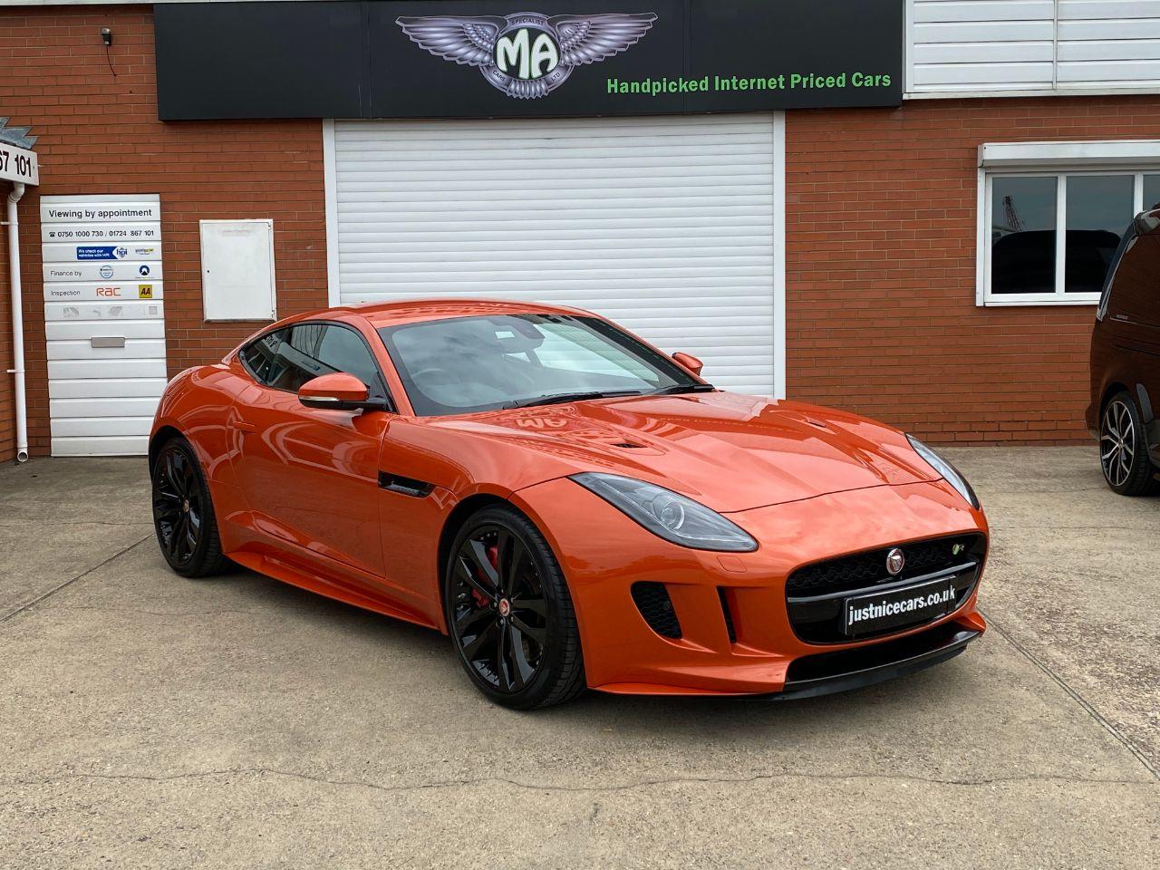 Jaguar F-type 5.0 V8 Supercharged V8 R 2dr Auto AWD Coupe Petrol Firesand Orange